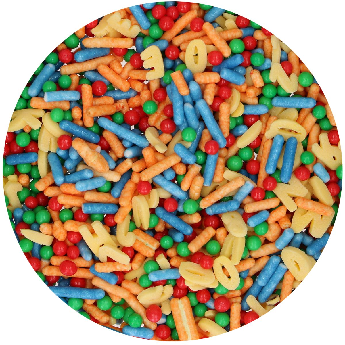 Cukrové zdobení Alphabet abeceda 65 g do 30/04/2026
